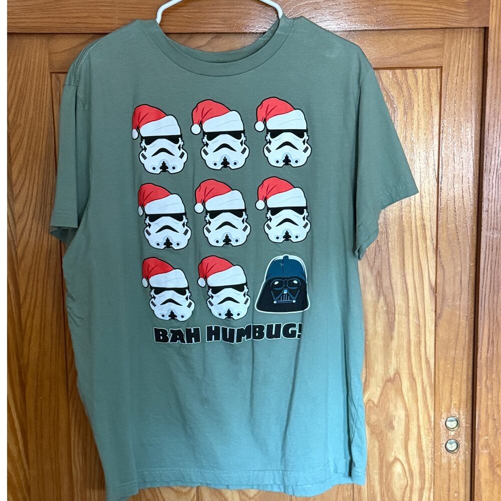Men's Star Wars "Bah Humbug" Christmas Graphic Tee, Size Large